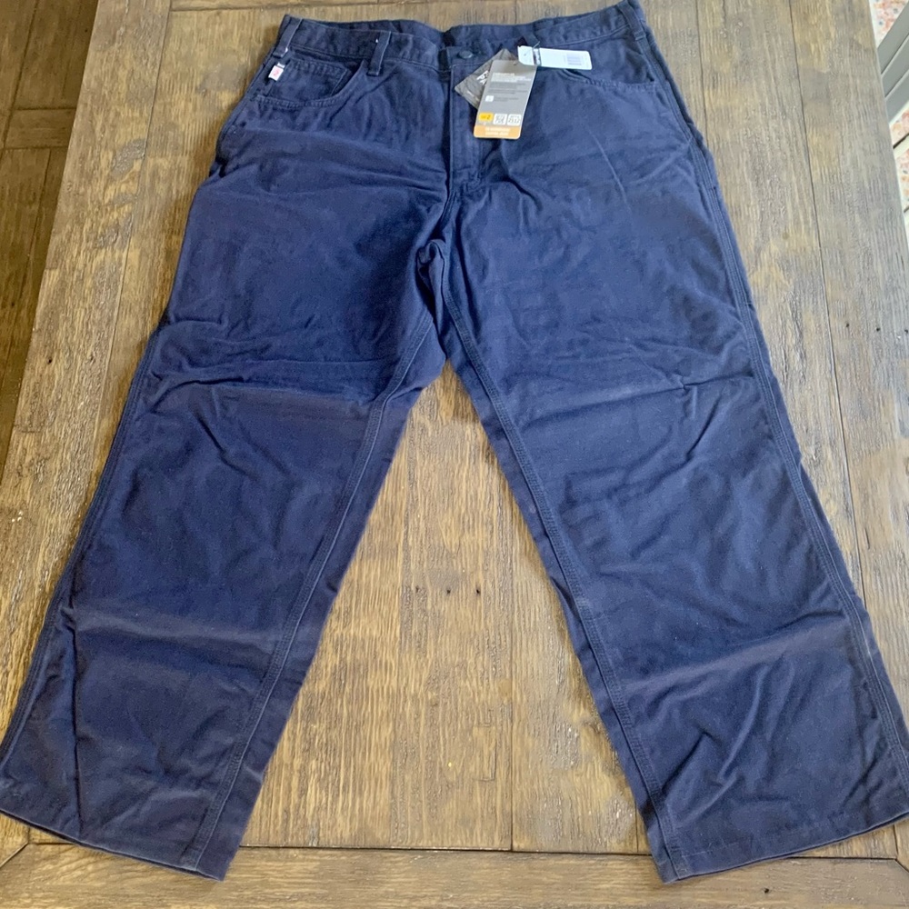 NWT Carhartt FR Midweight Canvas Jean (38 X 32)